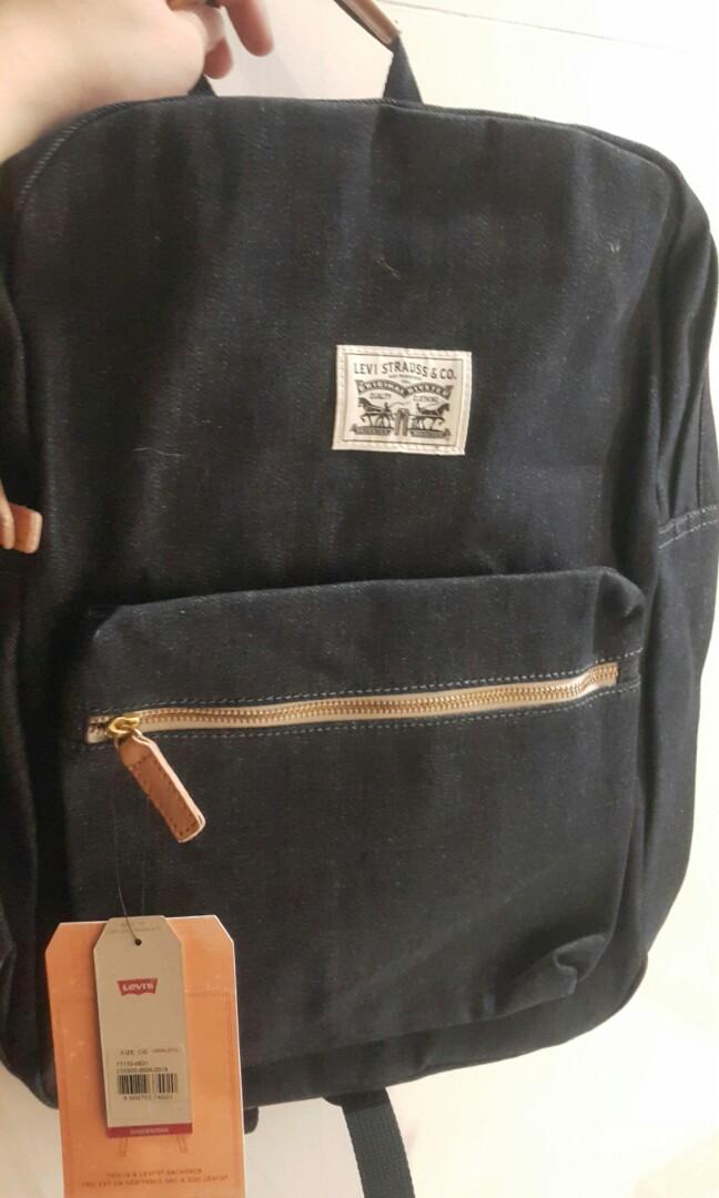 Levis 電腦背囊 Canvas Zip Top Backpack / DARK BLUE 77170-0631 - Sunnny SunMarket