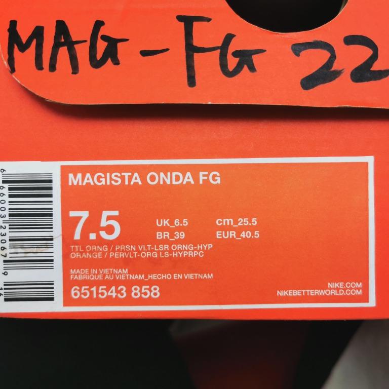 Nike Men's Magista Onda Fg 釘鞋 - Sunnny SunMarket