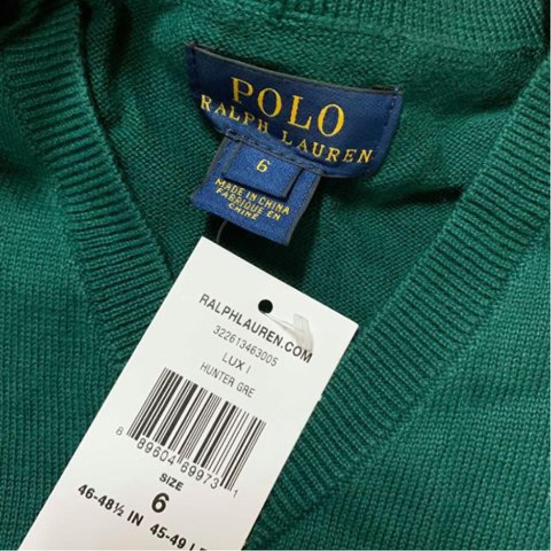 Polo Ralph Lauren Elbow-Patch Green Sweater